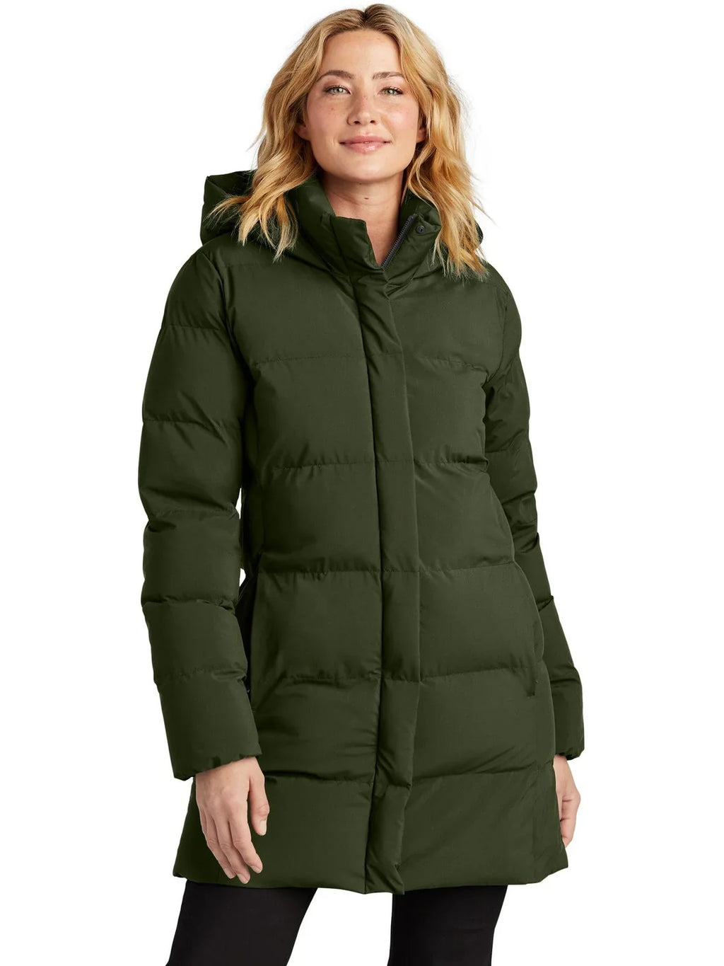 Mercer+Mettle Women’s Puffy Parka with custom logo embroidery