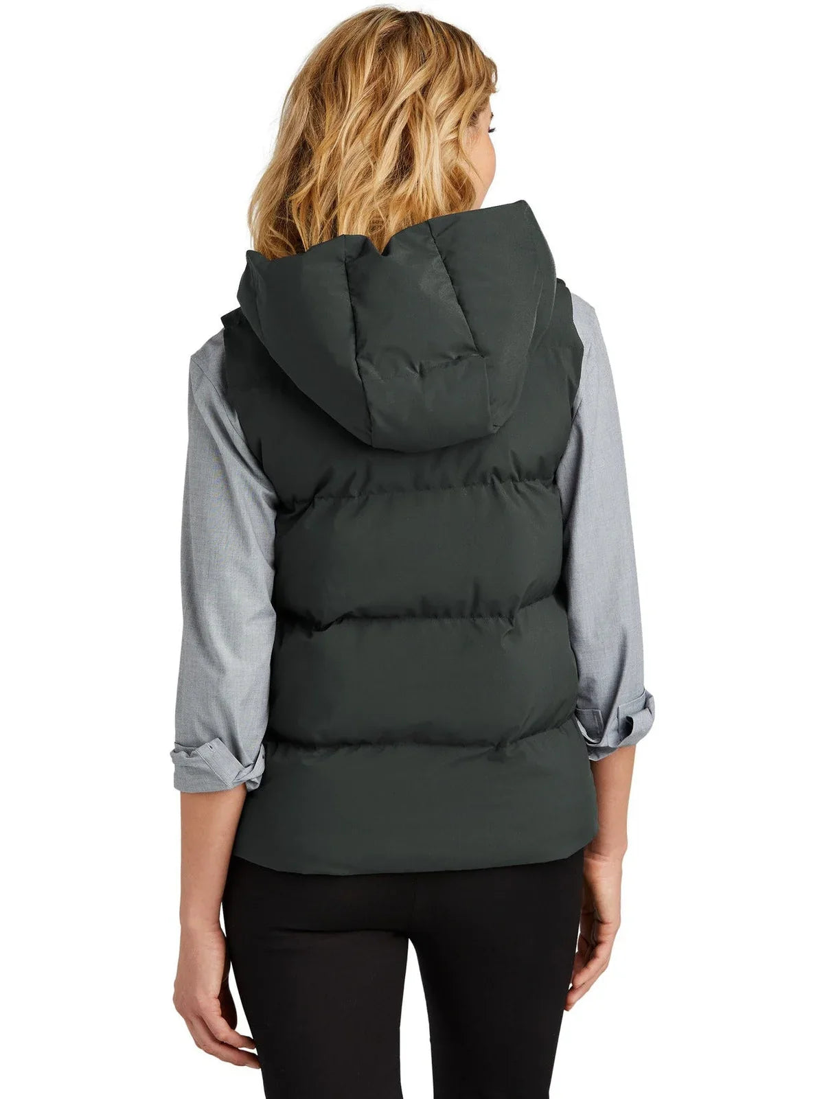Mercer+Mettle Women’s Puffy Vest with custom logo embroidery