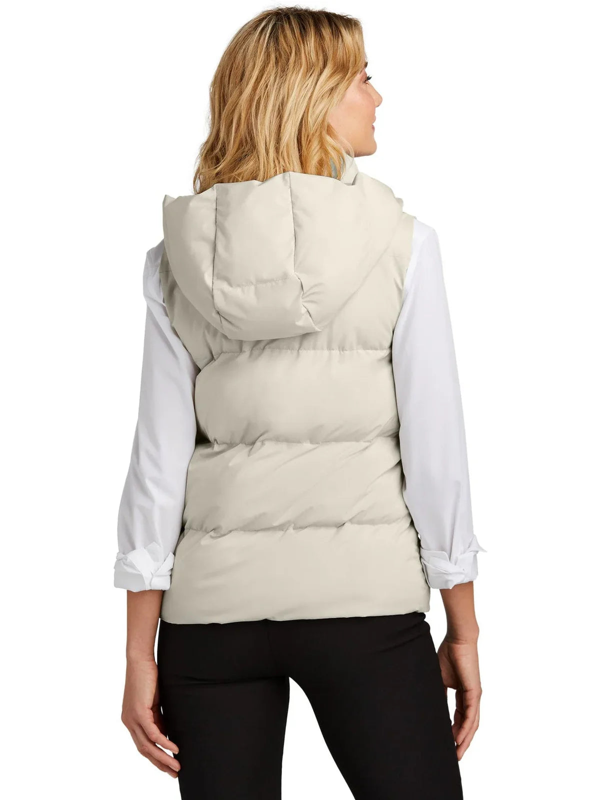 Mercer+Mettle Women’s Puffy Vest with custom logo embroidery