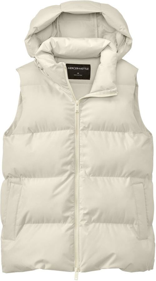 Mercer+Mettle Women’s Puffy Vest with custom logo embroidery