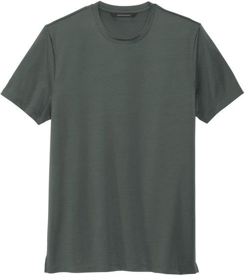 Mercer+Mettle Stretch Jersey Crew with custom logo embroidery