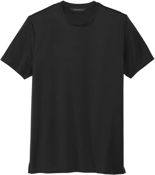 Mercer+Mettle Stretch Jersey Crew with custom logo embroidery