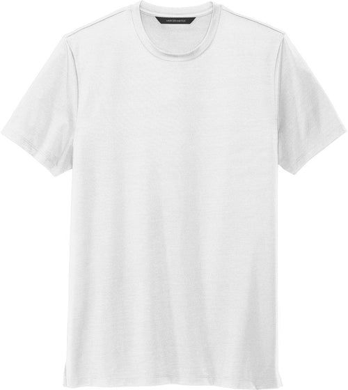 Mercer+Mettle Stretch Jersey Crew with custom logo embroidery