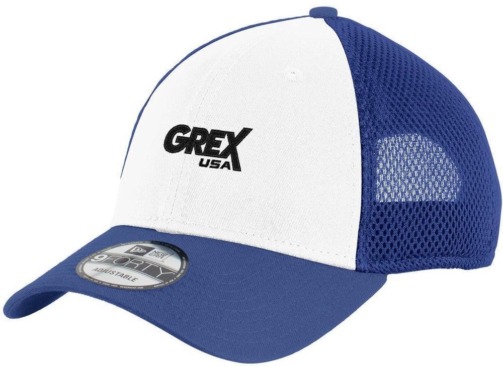 New Era Snapback Contrast Front Mesh Cap with custom logo embroidery