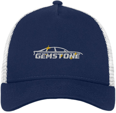 New Era Snapback Trucker Cap with custom logo embroidery