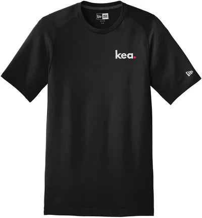 New Era Series Performance Crew Tee with custom logo embroidery