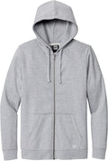 New Era Comeback Fleece Full-Zip Hoodie with custom logo embroidery