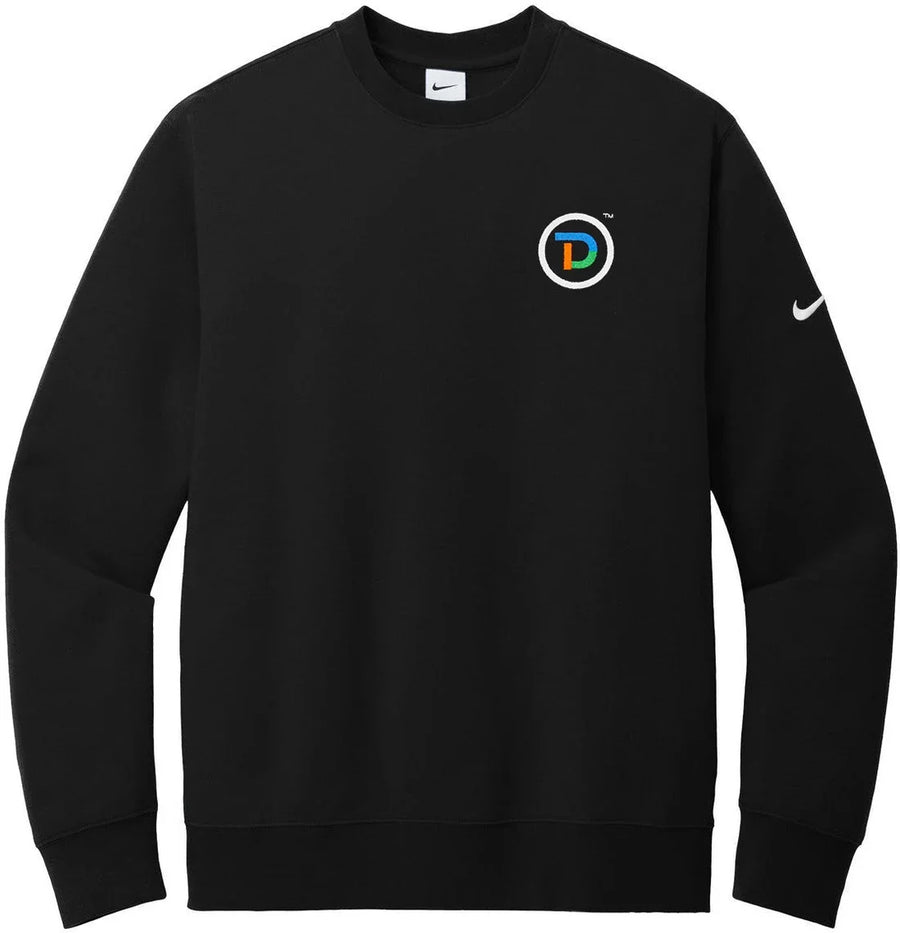 Nike Club Fleece Sleeve Swoosh Crew