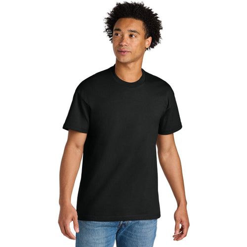 Next Level Apparel Heavyweight Tee with custom logo embroidery