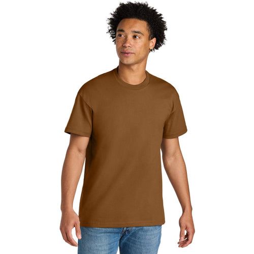 Next Level Apparel Heavyweight Tee with custom logo embroidery