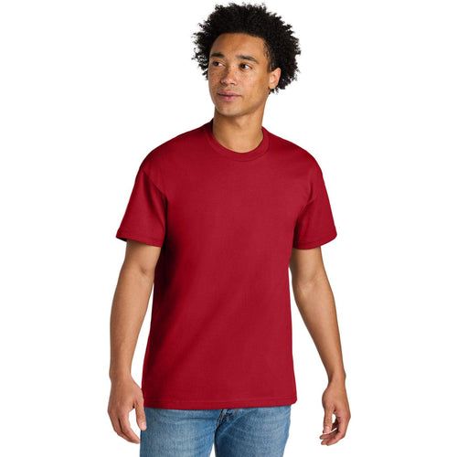 Next Level Apparel Heavyweight Tee with custom logo embroidery