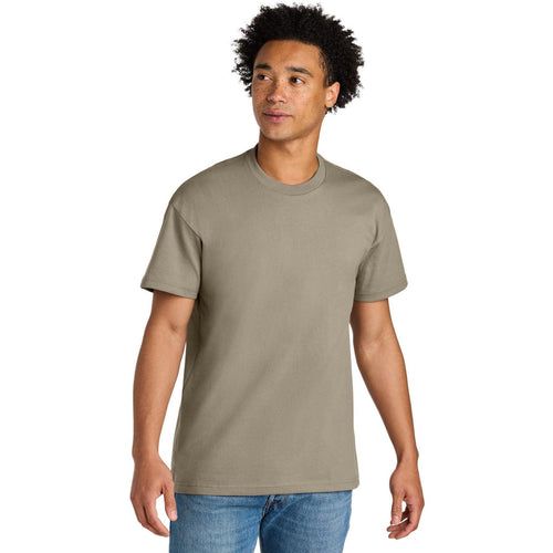 Next Level Apparel Heavyweight Tee with custom logo embroidery