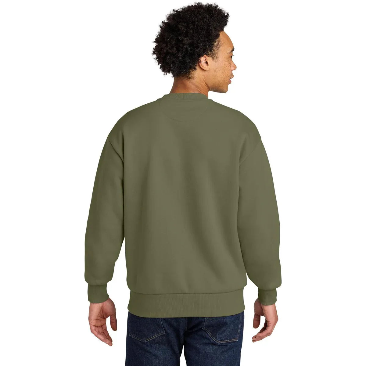 Next Level Apparel Heavyweight Sweatshirt with custom logo embroidery