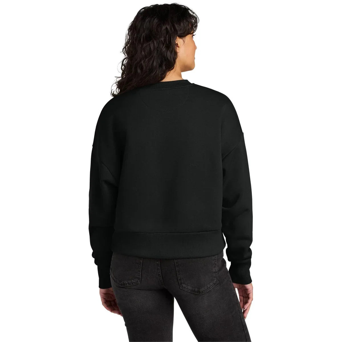 Next Level Apparel Women’s Heavyweight Sweatshirt with custom logo embroidery