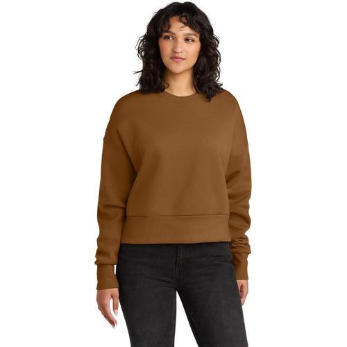 Next Level Apparel Women’s Heavyweight Sweatshirt with custom logo embroidery
