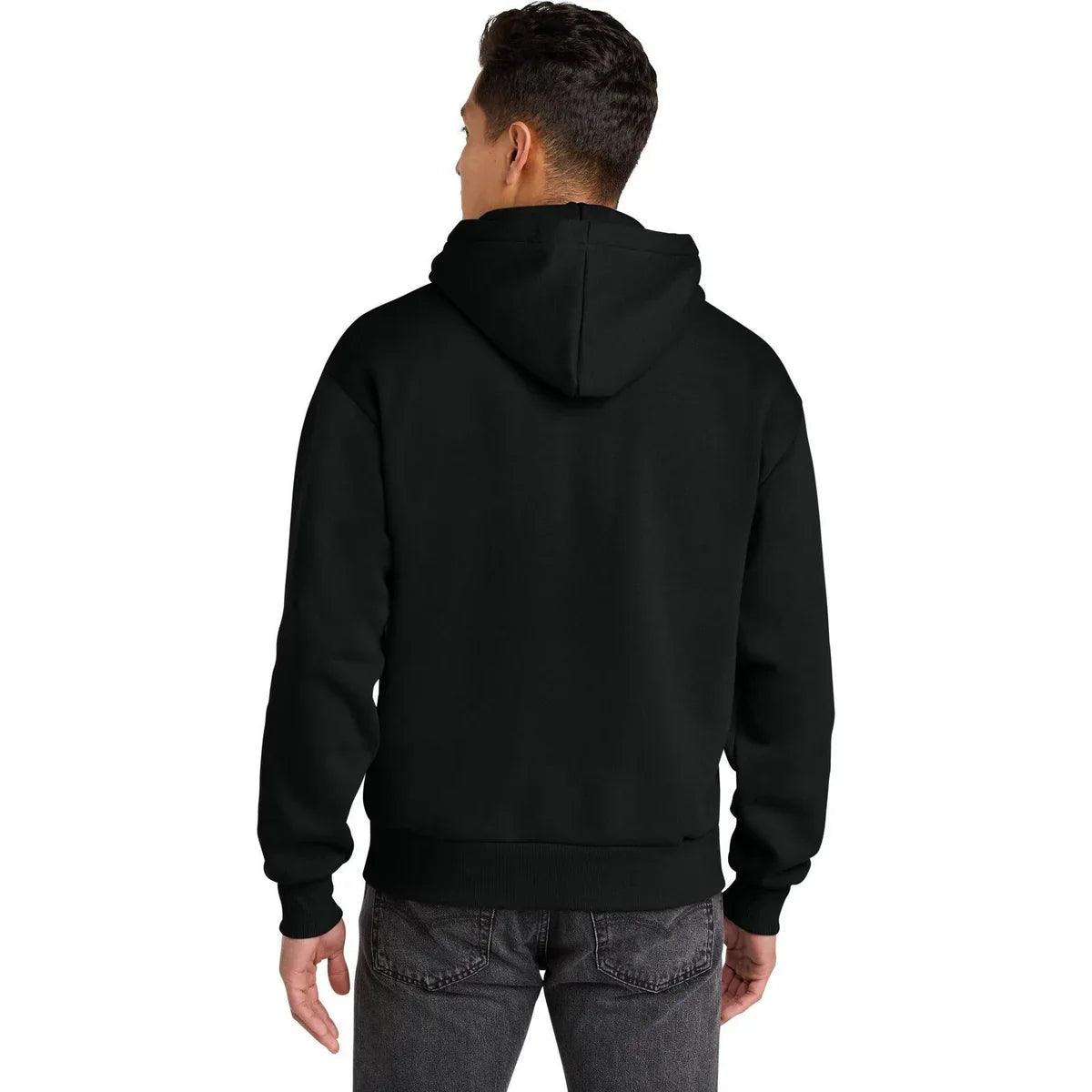 Next Level Apparel Heavyweight Hoodie with custom logo embroidery