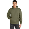 Next Level Apparel Heavyweight Hoodie with custom logo embroidery