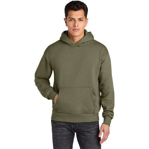 Next Level Apparel Heavyweight Hoodie with custom logo embroidery