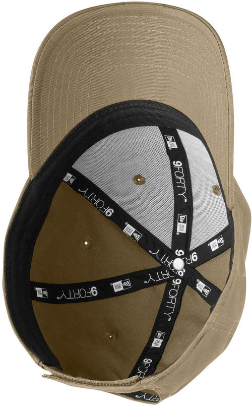 New Era Adjustable Structured Cap with custom logo embroidery