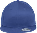 New Era Flat Bill Snapback Cap with custom logo embroidery