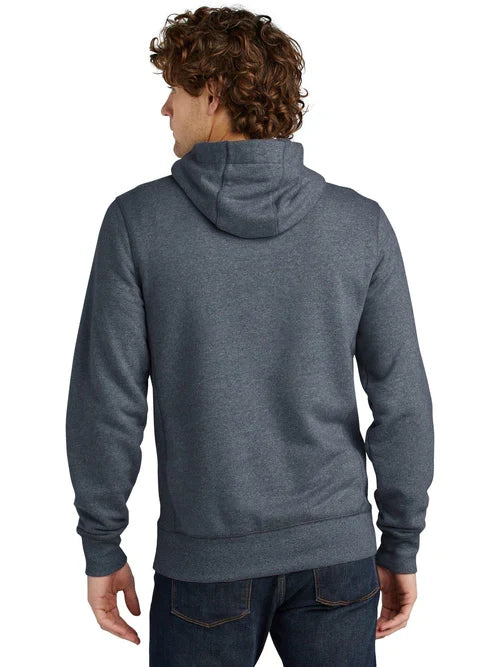 New Era French Terry Full-Zip Hoodie with custom logo embroidery