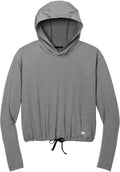 New Era Ladies Power Long Sleeve Hoodie with custom logo embroidery