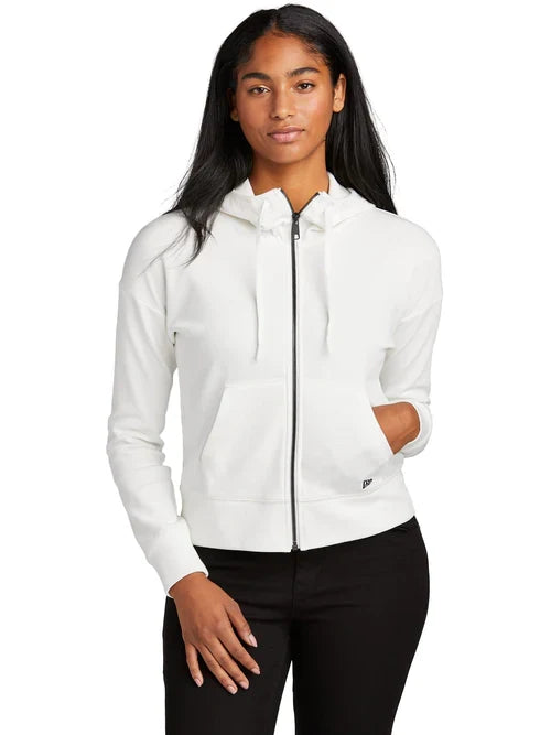 New Era Ladies STS Full-Zip Hoodie with custom logo embroidery