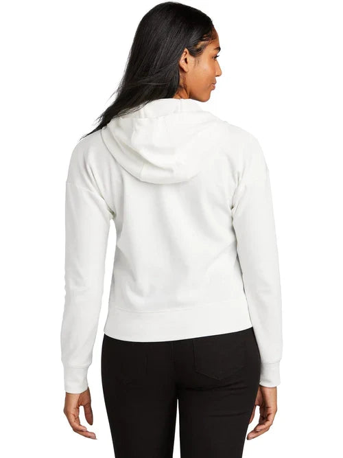 New Era Ladies STS Full-Zip Hoodie with custom logo embroidery