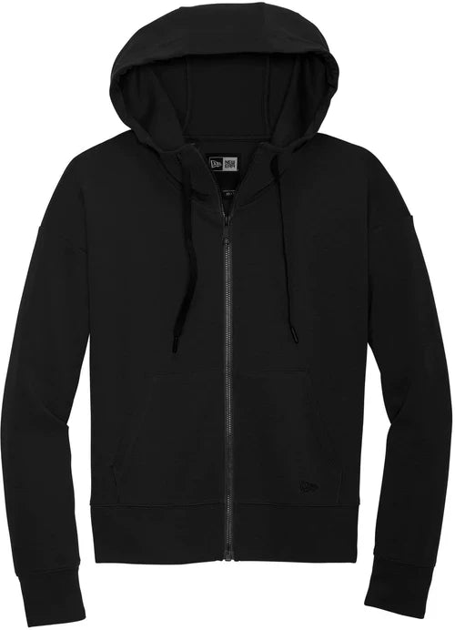 New Era Ladies STS Full-Zip Hoodie with custom logo embroidery
