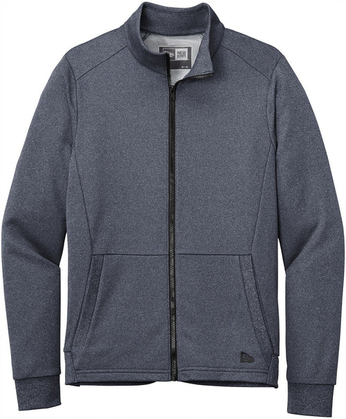 New Era Performance Terry Full-Zip with custom logo embroidery