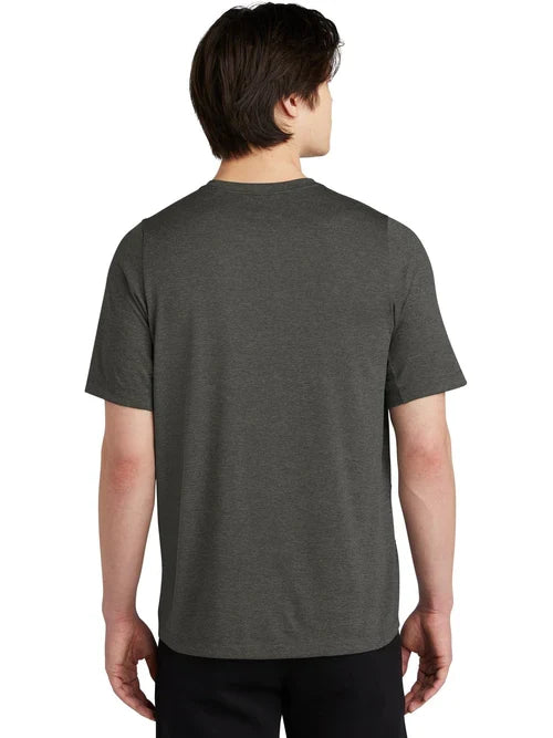 New Era Series Performance Crew Tee with custom logo embroidery