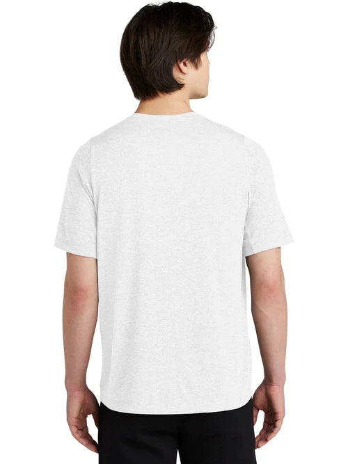 New Era Series Performance Crew Tee with custom logo embroidery