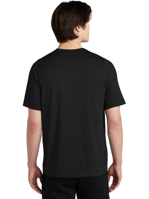 New Era Series Performance Crew Tee with custom logo embroidery