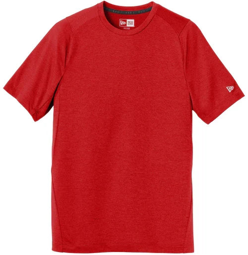 New Era Series Performance Crew Tee with custom logo embroidery