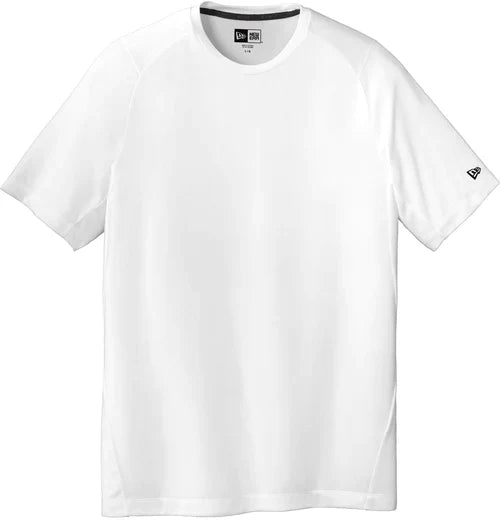 New Era Series Performance Crew Tee with custom logo embroidery