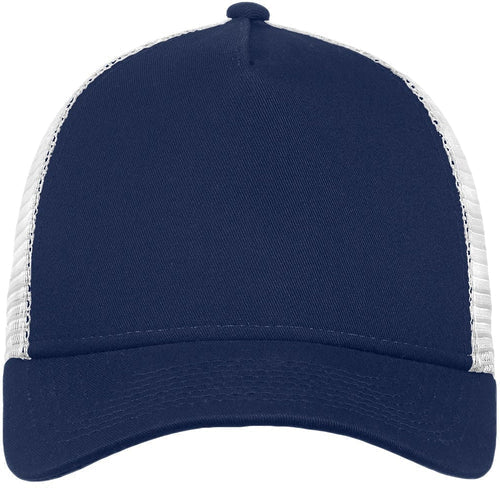 New Era Snapback Trucker Cap with custom logo embroidery