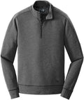 New Era Tri-Blend Fleece 1/4-Zip Pullover with custom logo embroidery