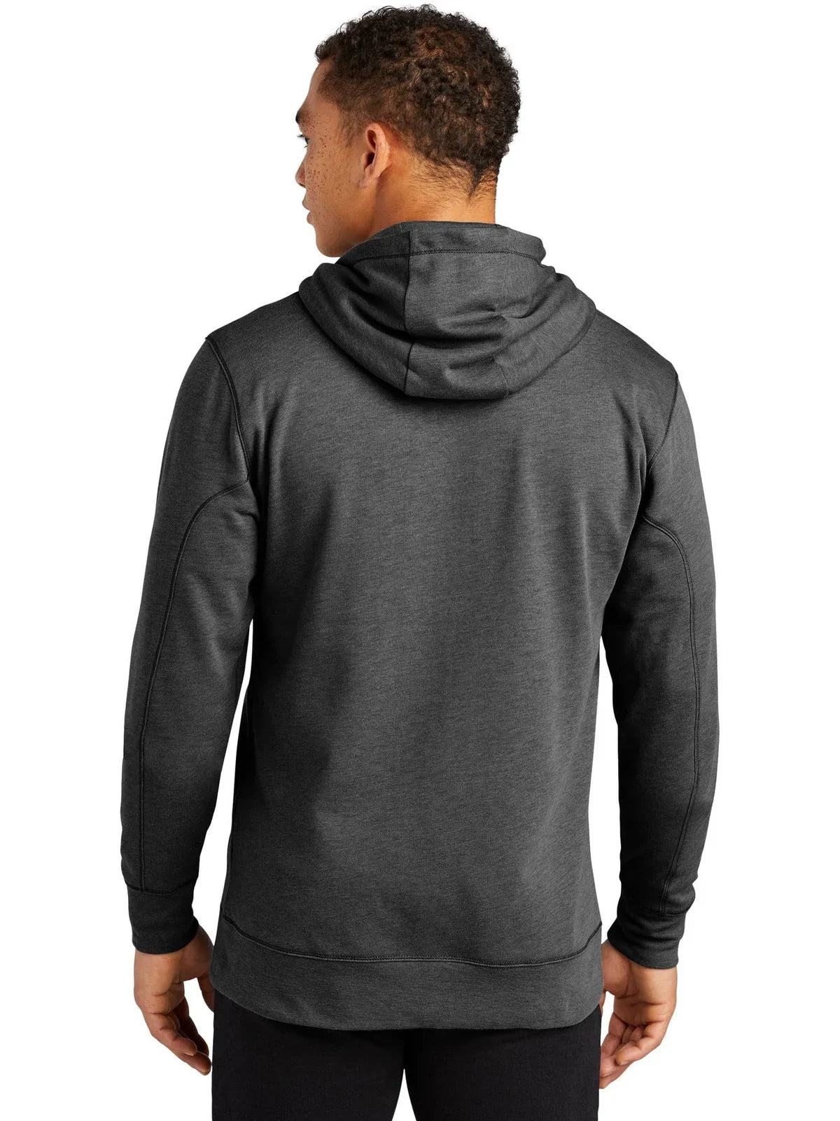 New Era Tri-Blend Fleece Full-Zip Hoodie with custom logo embroidery