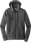 New Era Tri-Blend Fleece Full-Zip Hoodie with custom logo embroidery