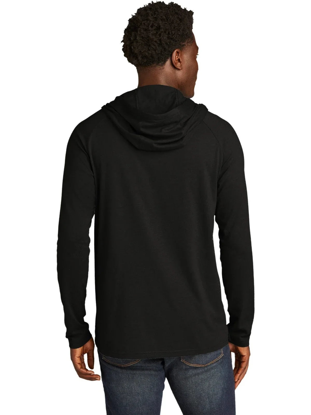 New Era Tri-Blend Hoodie with custom logo embroidery