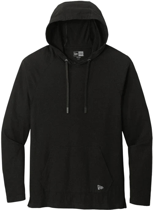 New Era Tri-Blend Hoodie with custom logo embroidery