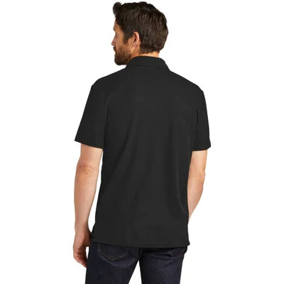 Port Authority C-FREE Cotton Blend Pique Pocket Polo with custom logo embroidery