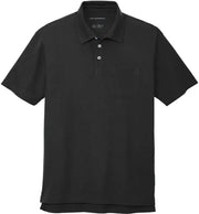 Port Authority C-FREE Cotton Blend Pique Pocket Polo with custom logo embroidery