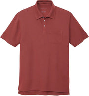 Port Authority C-FREE Cotton Blend Pique Pocket Polo with custom logo embroidery