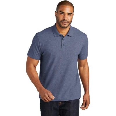 Port Authority C-FREE Cotton Blend Pique Polo with custom logo embroidery