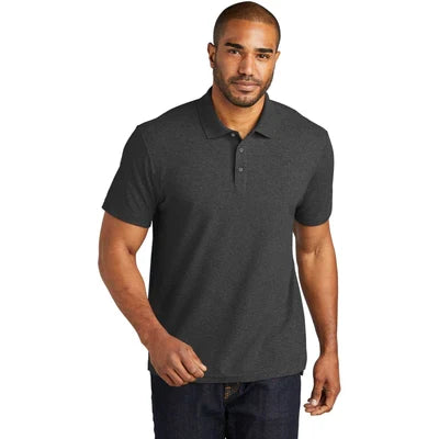 Port Authority C-FREE Cotton Blend Pique Polo with custom logo embroidery