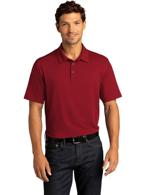 Port Authority City Stretch Polo with custom logo embroidery