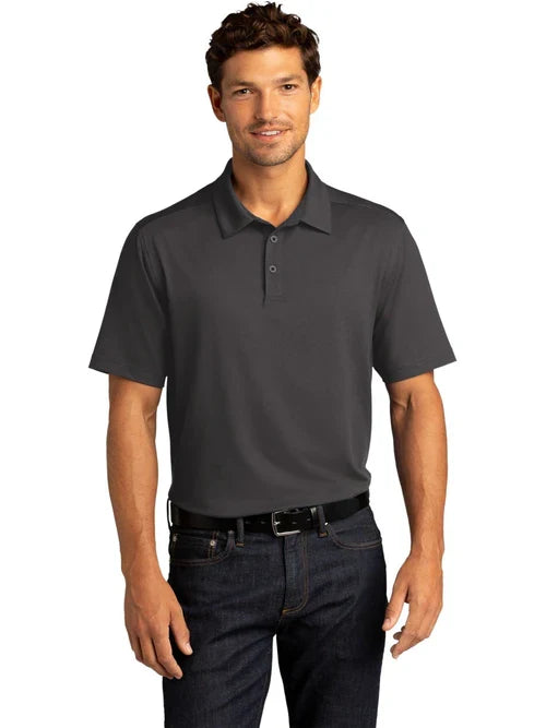 Port Authority City Stretch Polo with custom logo embroidery