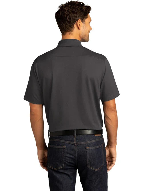 Port Authority City Stretch Polo with custom logo embroidery