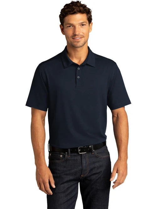 Port Authority City Stretch Polo with custom logo embroidery